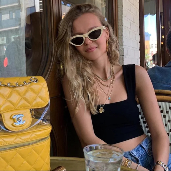 Are You Am I Kimba Tank Black Size XS AYAI - Picture 2 of 7